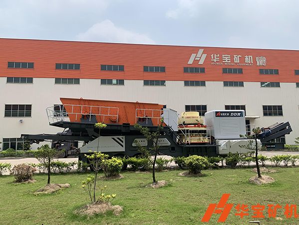 移動破碎站建筑垃圾生產線 移動破碎站建筑垃圾生產線
